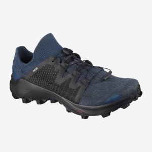 Salomon Cross W Pro Trail Løbesko Dame Mørkeblå | 30764-XJBY