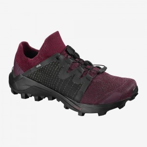 Salomon Cross W Pro Trail Løbesko Dame Rød | 73018-QFWD