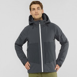 Salomon Epic Jacket M Skijakker Herre Gray | 06541-PTUZ