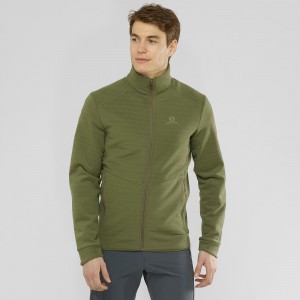 Salomon Essential Warm Skijakker Herre Grøn | 76351-GHSQ