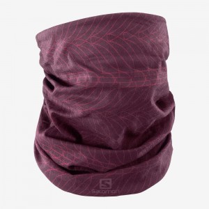 Salomon Neck&Head Light Gaiter Pandebånd Herre Lilla | 92183-RSAX