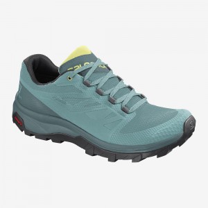 Salomon Outline Gore-Tex Trekking Dame Grøn | 78249-DCEJ