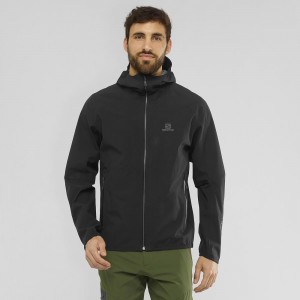 Salomon Outline Jacket M Jakke Herre Sort | 03752-QKRA