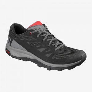 Salomon Outline Trekking Herre Sort | 64529-QITG