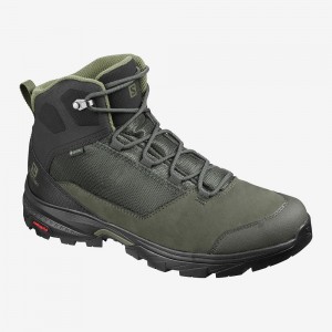 Salomon Outward Gore-Tex Vandrestøvler Herre Gray | 05638-QNPB