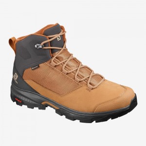 Salomon Outward Gore-Tex Vandrestøvler Herre Orange | 63918-IOPF