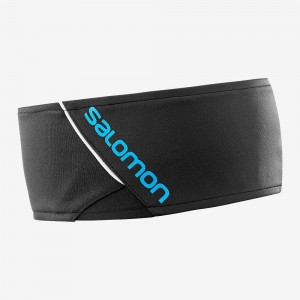 Salomon Rs Headband Pandebånd Herre Sort | 71849-WHIT