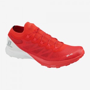 Salomon S Lab Sense 8 Trail Løbesko Herre Rød | 74069-AXLF