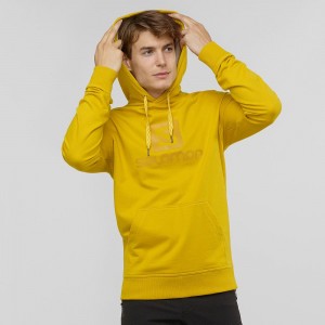 Salomon Shift Hoodie M Hættetrøje Herre Gul | 72083-LFPO