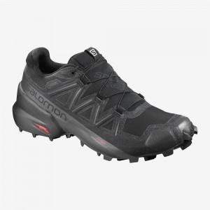 Salomon Speedcross 5 Gore-Tex Trail Løbesko Herre Sort | 74910-BQKR