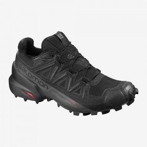 Salomon Speedcross 5 Gore-Tex Trail Løbesko Dame Sort | 64507-UICO