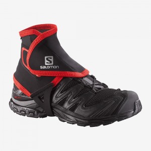 Salomon Trail Gaiters High Hals Gamacher Herre Sort | 28561-NHEO