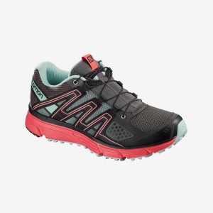 Salomon X-Mission 3 W Trail Løbesko Dame Rød | 71390-UJPB