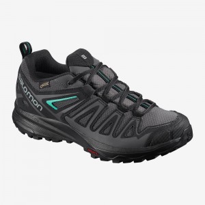 Salomon X Crest Gore-Tex Trekking Dame Sort | 14302-QCMU