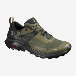 Salomon X Raise Gore-Tex Trekking Herre Grøn | 89130-YSIH