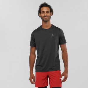 Salomon Xa Tee M Toppe Herre Sort | 25917-JAPG