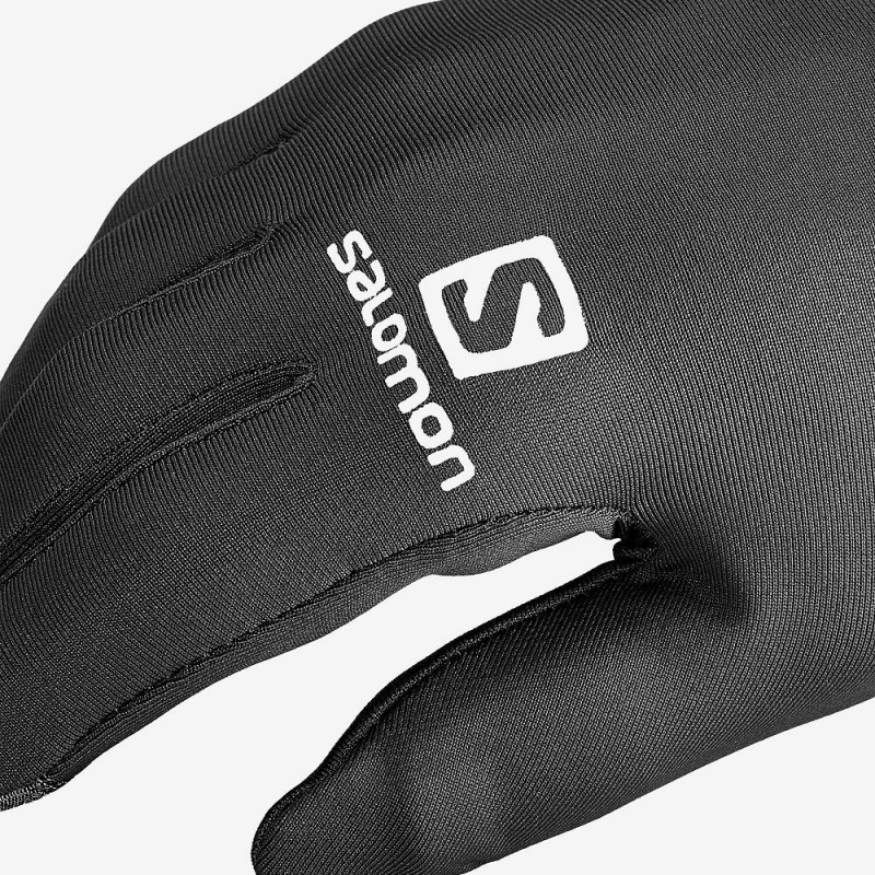 Salomon Agile Warm Glove U Handsker Herre Sort | 29670-XKCN