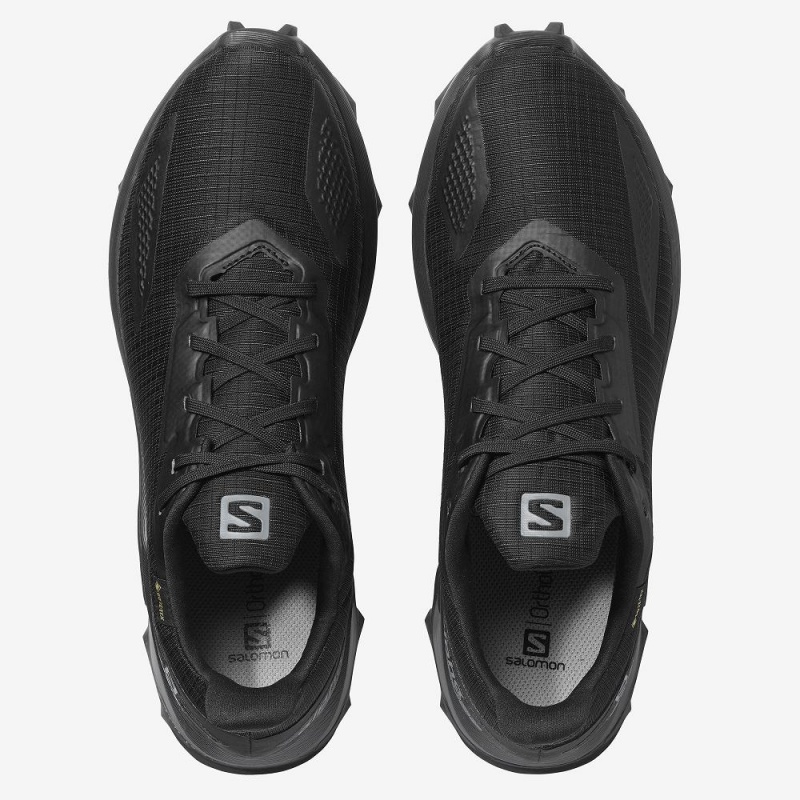 Salomon Alphacross Blast Gtx Trail Løbesko Herre Sort | 08439-HPCE