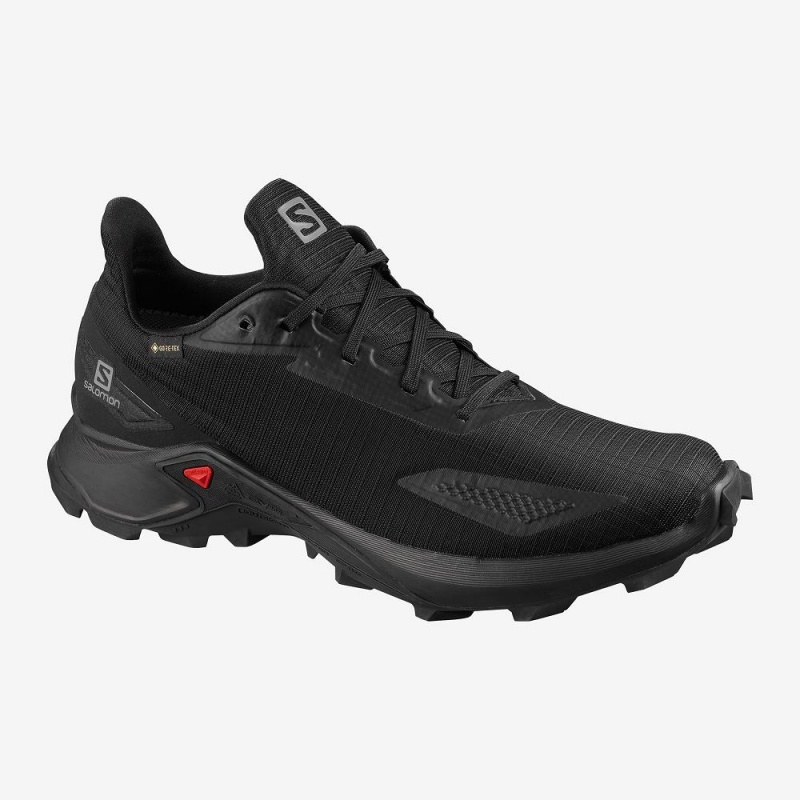 Salomon Alphacross Blast Gtx Trail Løbesko Herre Sort | 08439-HPCE