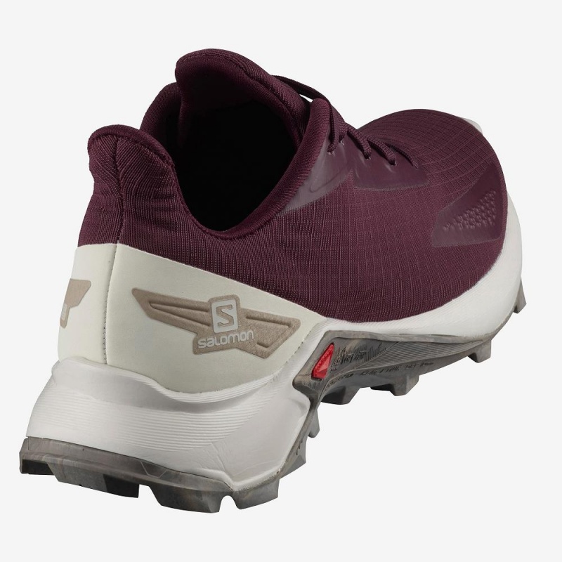 Salomon Alphacross Blast W Trail Løbesko Dame Hvide | 75936-DCVN