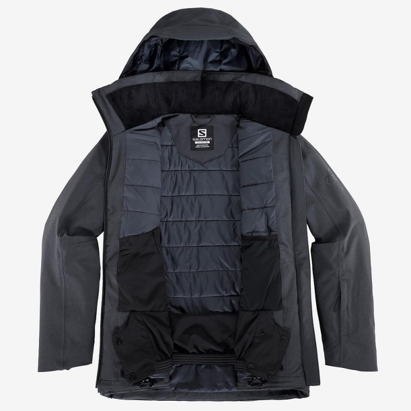 Salomon Arctic Jacket W Skijakker Dame Sort | 86497-TLKG