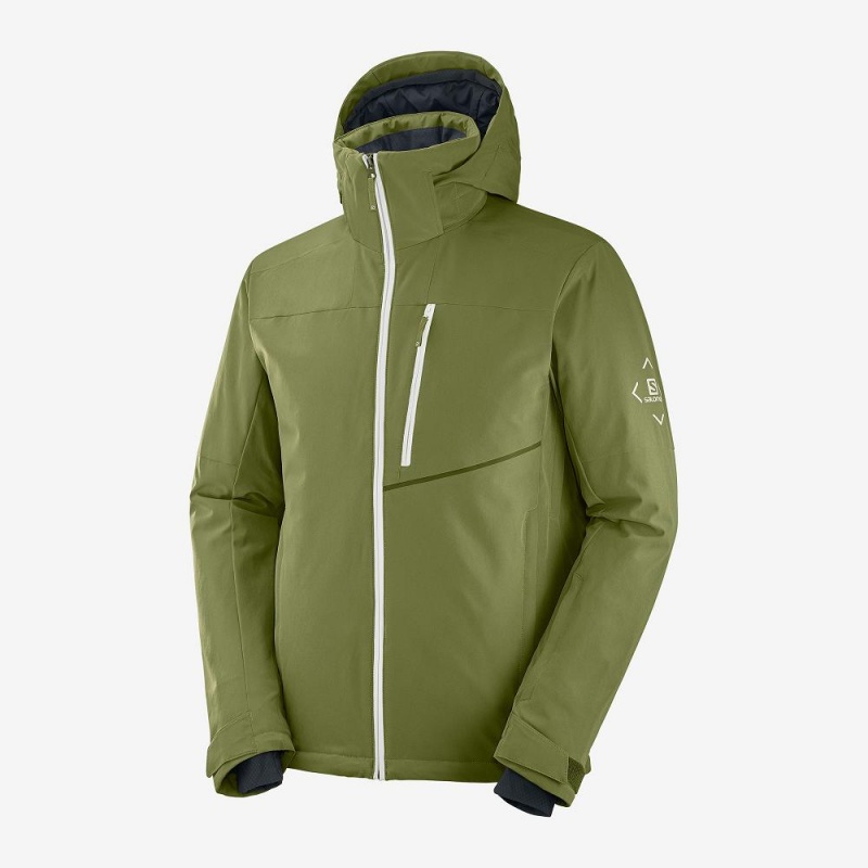 Salomon Blast Jacket M Skijakker Herre Grøn | 80473-LMKV