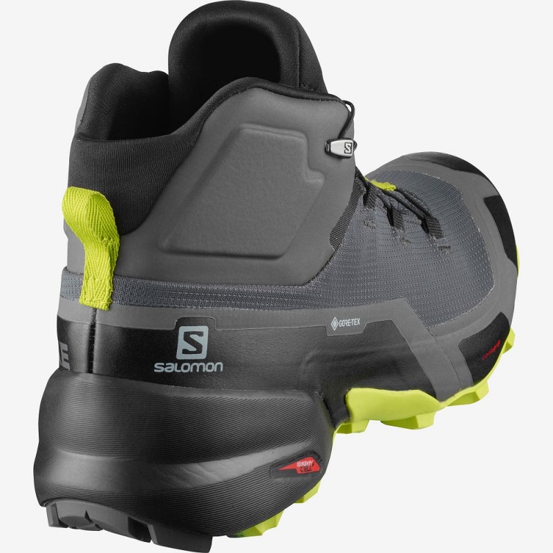 Salomon Cross Hike Mid Gore-Tex Vandrestøvler Herre Gray | 04785-GJTR