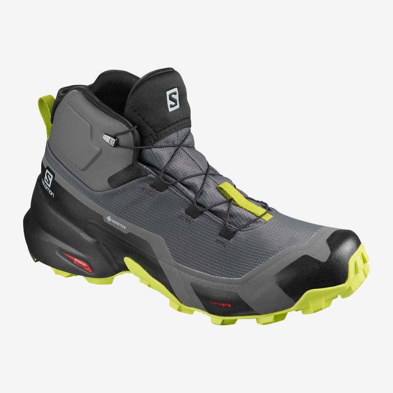 Salomon Cross Hike Mid Gore-Tex Vandrestøvler Herre Gray | 04785-GJTR