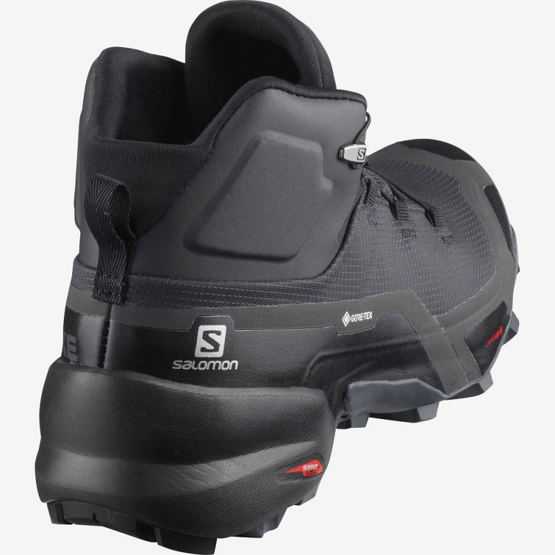 Salomon Cross Hike Mid Gore-Tex Vandrestøvler Dame Sort | 19683-QEXC