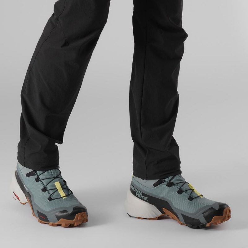 Salomon Cross Hike Mid Gore-Tex Vandrestøvler Dame Grøn | 60289-WRMG