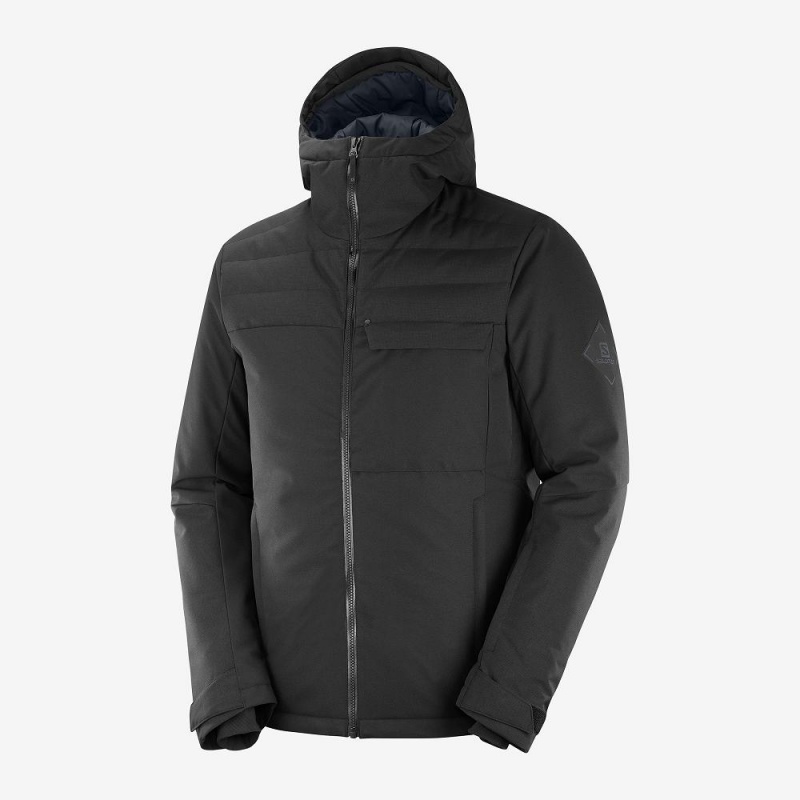 Salomon Deepsteep Jacket M Skijakker Herre Sort | 95342-ZHOE