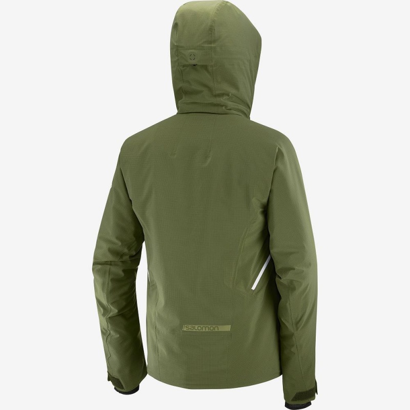 Salomon Epic Jacket M Skijakker Herre Grøn | 70891-BHFM