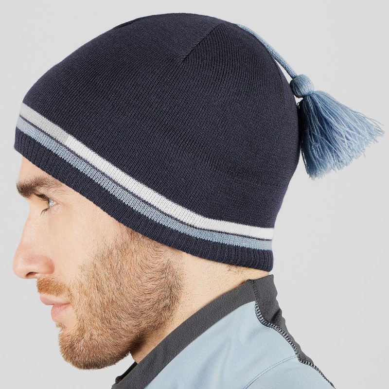 Salomon Escape Beanie Hat Herre Gray | 41560-WZUL