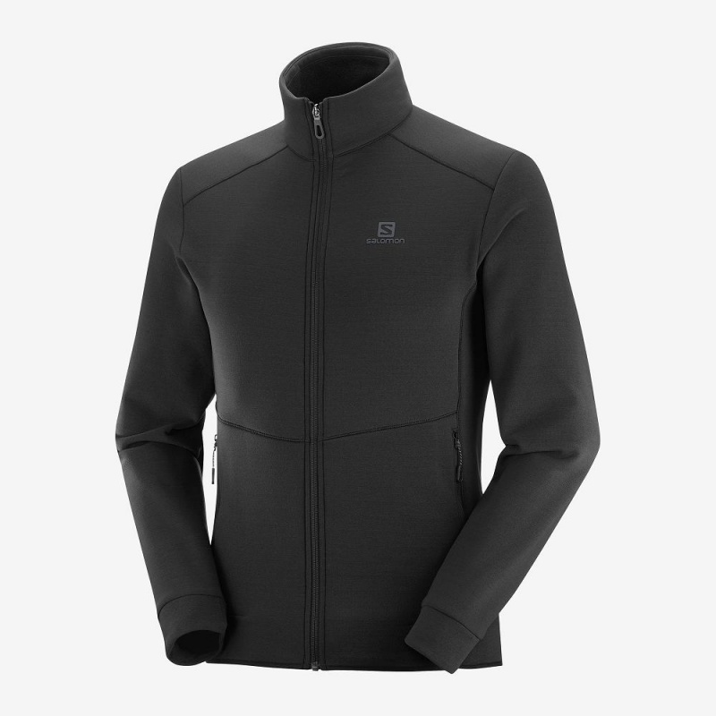 Salomon Essential Warm Skijakker Herre Sort | 48736-UVBI