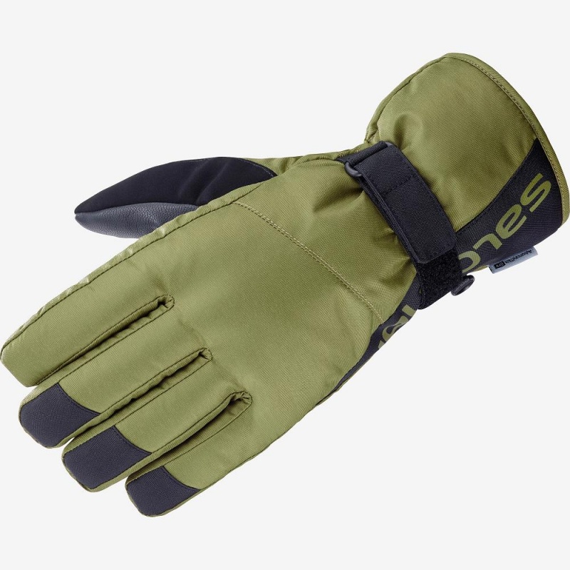 Salomon Force Dry M Handsker Herre Grøn | 17826-ERJI