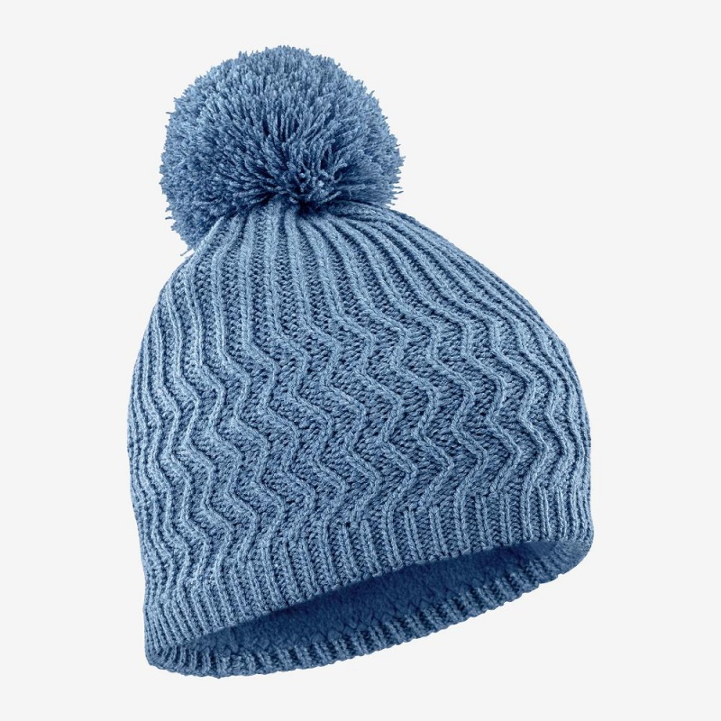 Salomon Kuba Beanie Hat Herre Blå | 72401-JVBD