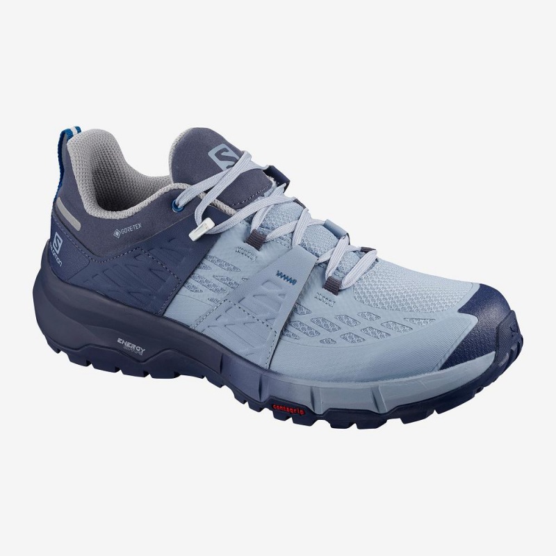 Salomon Odyssey Gtx W Løbesko Dame Blå | 68975-KYSR