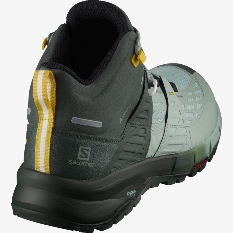 Salomon Odyssey Mid Gtx W Trekking Dame Grøn | 05618-PHGR