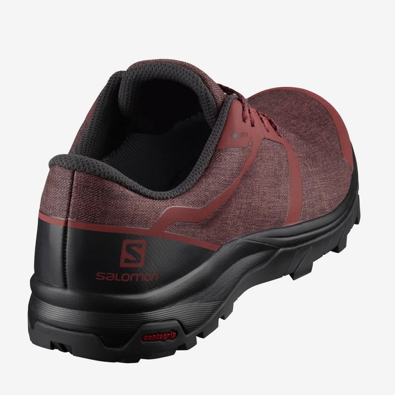 Salomon Outbound Gtx W Trekking Dame Rød | 19485-YKMZ