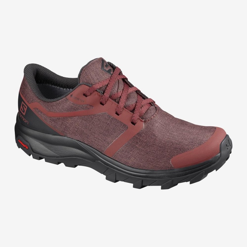 Salomon Outbound Gtx W Trekking Dame Rød | 19485-YKMZ