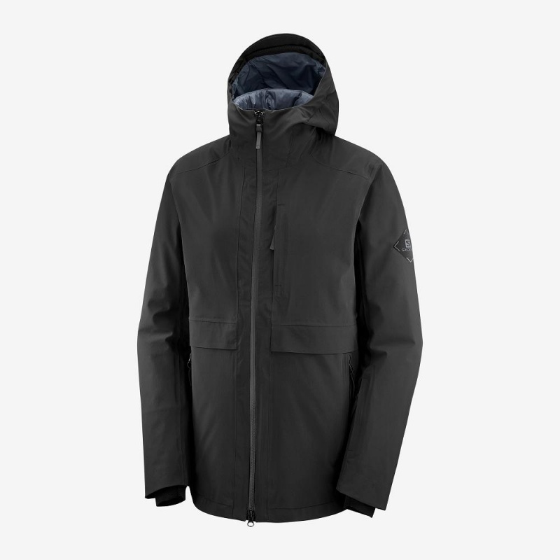 Salomon Outlaw 3In1 Jacket W Skijakker Dame Sort | 82670-FDNK