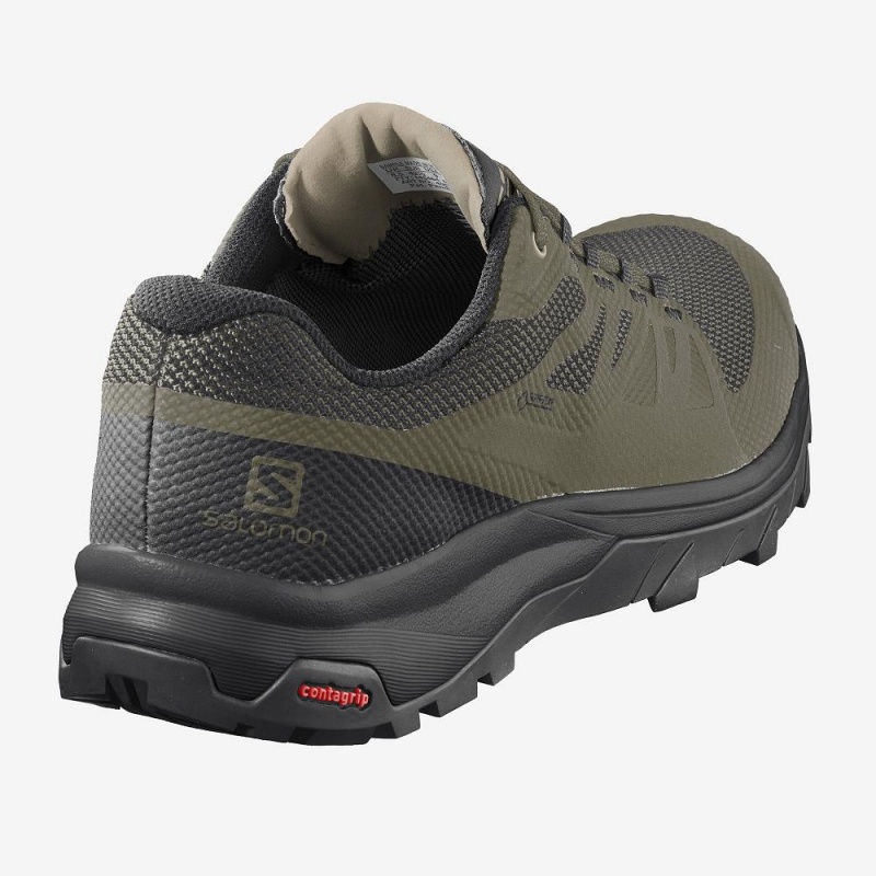 Salomon Outline Gore-Tex Trekking Herre Grøn | 89631-ORQJ