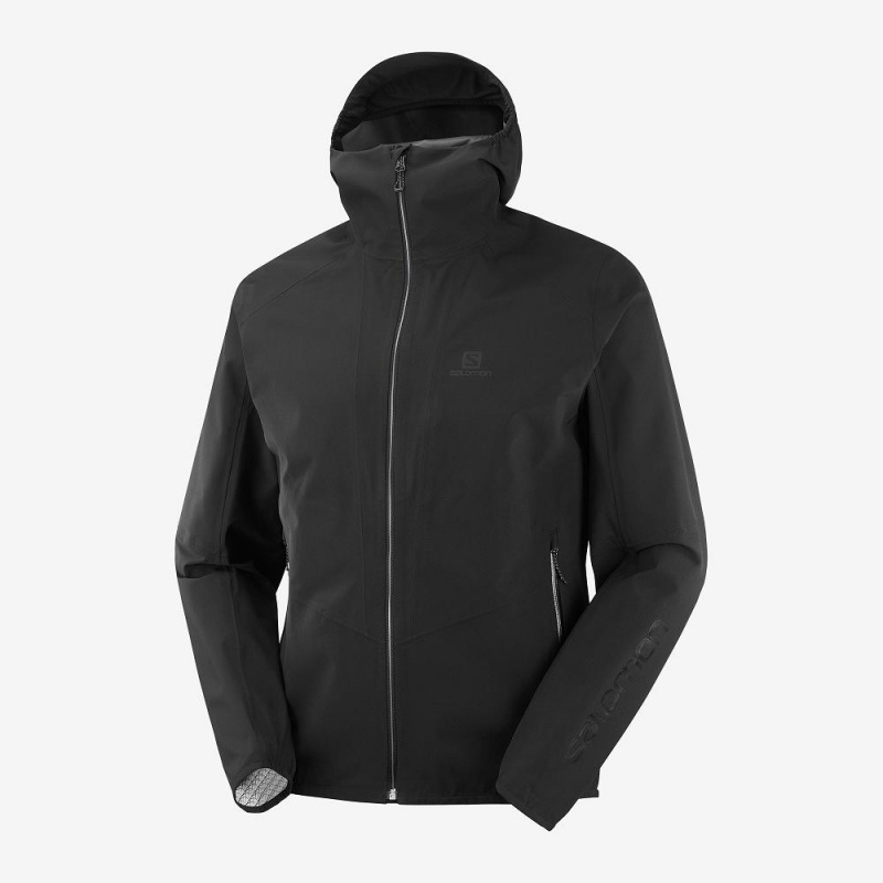 Salomon Outline Jacket M Jakke Herre Sort | 03752-QKRA