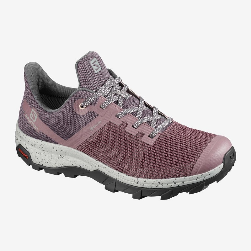 Salomon Outline Prism Gore-Tex Trekking Dame Lyserød | 52709-BYVK