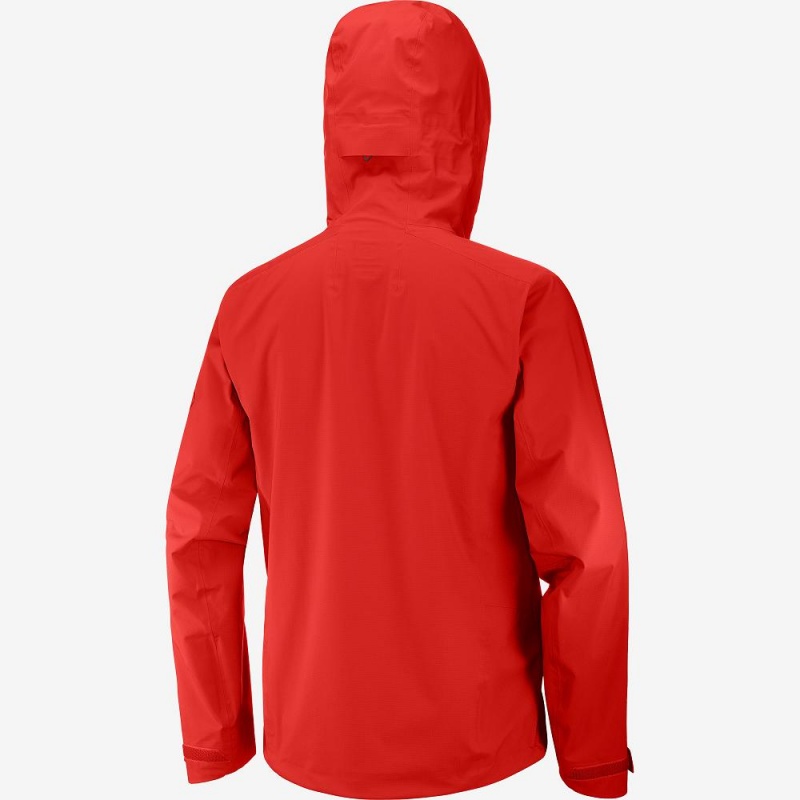 Salomon Outpeak 3L Light Shell Jacket M Skijakker Herre Rød | 71925-RBCV