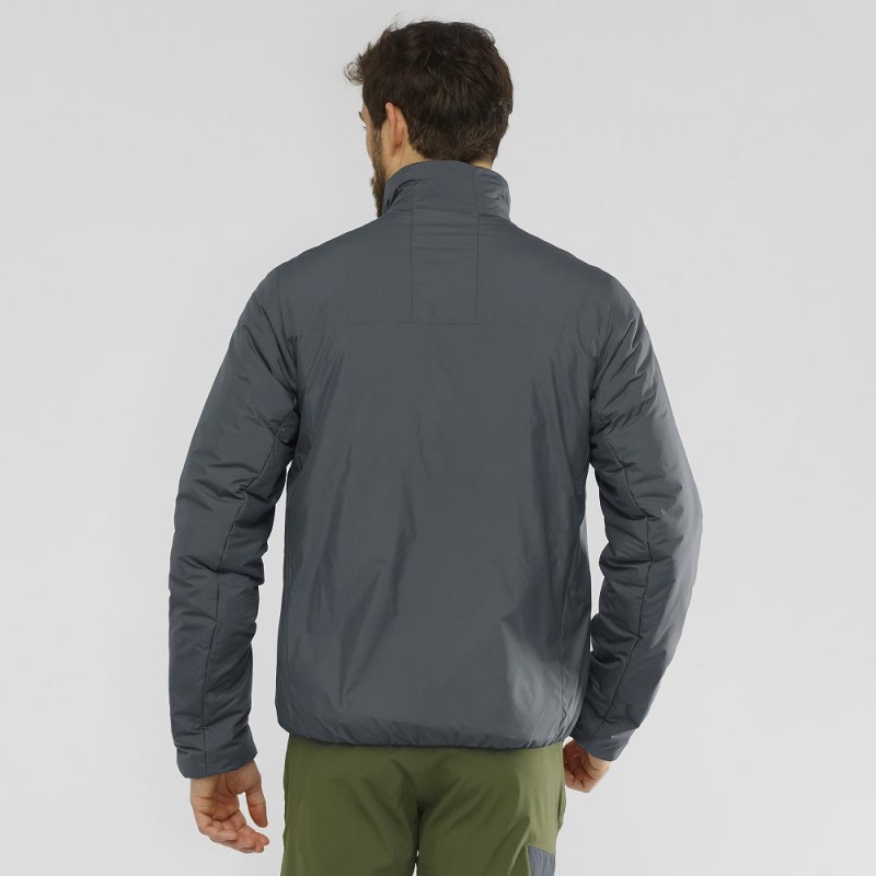 Salomon Outrack Insulated Jacket M Jakke Herre Gray | 65092-OZXR