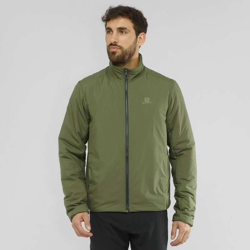 Salomon Outrack Insulated Jacket M Jakke Herre Grøn | 28915-MEIO