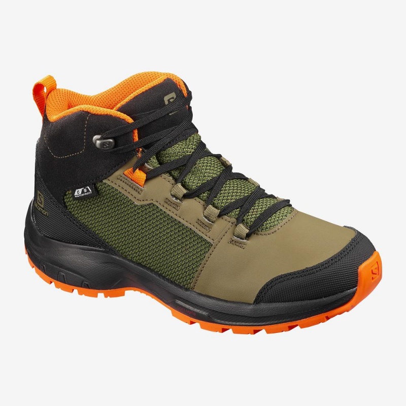 Salomon Outward Climasalomon Vandtætte Trekking Børn Grøn | 13259-ZBAP