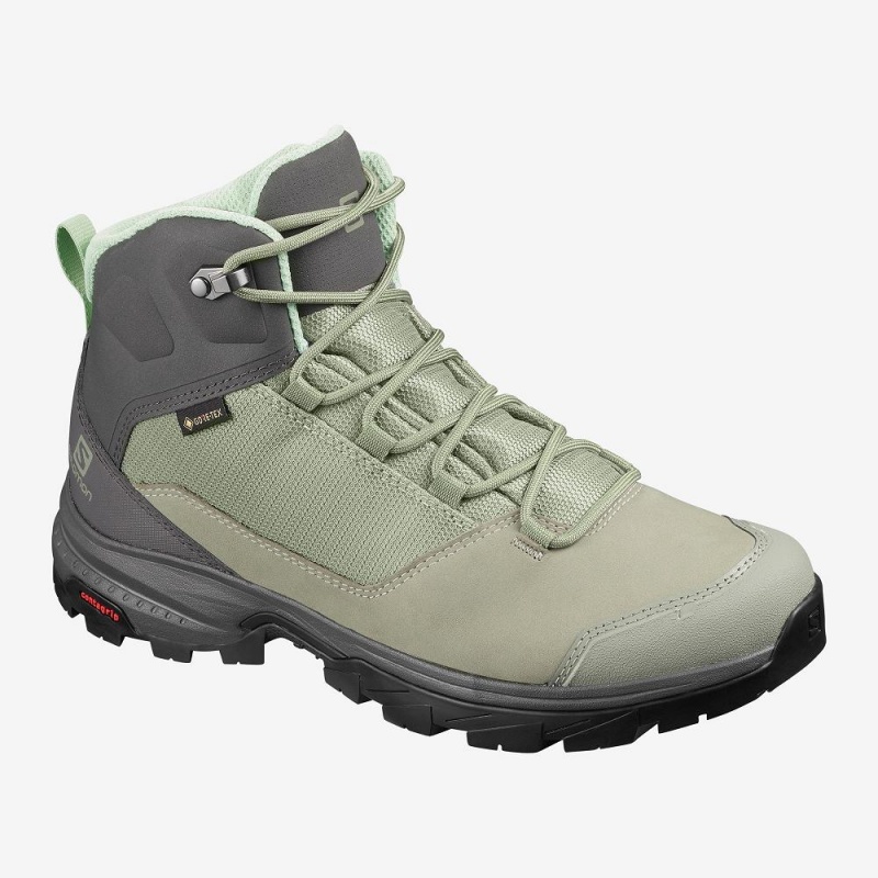 Salomon Outward Gore-Tex Vandrestøvler Dame Gray | 90213-JLAD