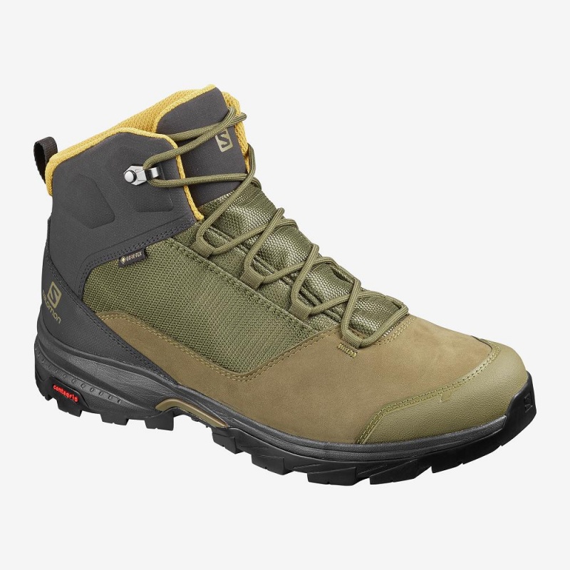 Salomon Outward Gore-Tex Vandrestøvler Herre Grøn | 02487-LNZH